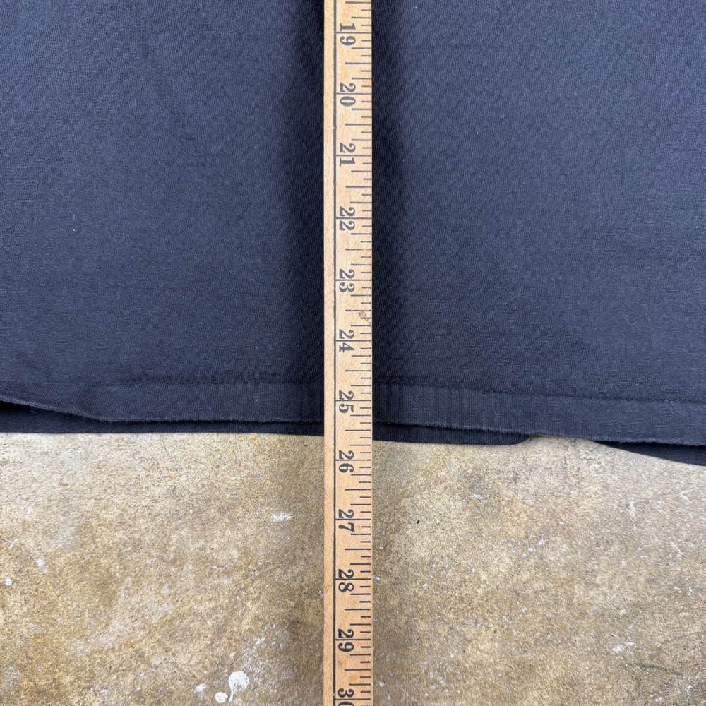 Vintage Hard Rock Cafe Atlanta T-Shirt Men's XL Black USA Made 90s Neon Logo Tee - Picture 8 of 9